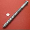 Galvanized Hex Head Lag Screw  3/4 Threads x 10.00" Length, 2 pcs