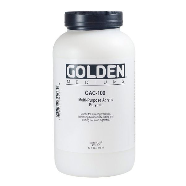 Golden GAC-100 Acrylic Polymer 32 oz