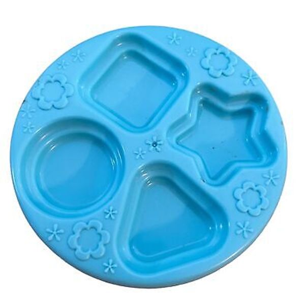 Leap Frog Shapes and Sharing Picnic Basket Replacement Blue PLATE Only Tea Party