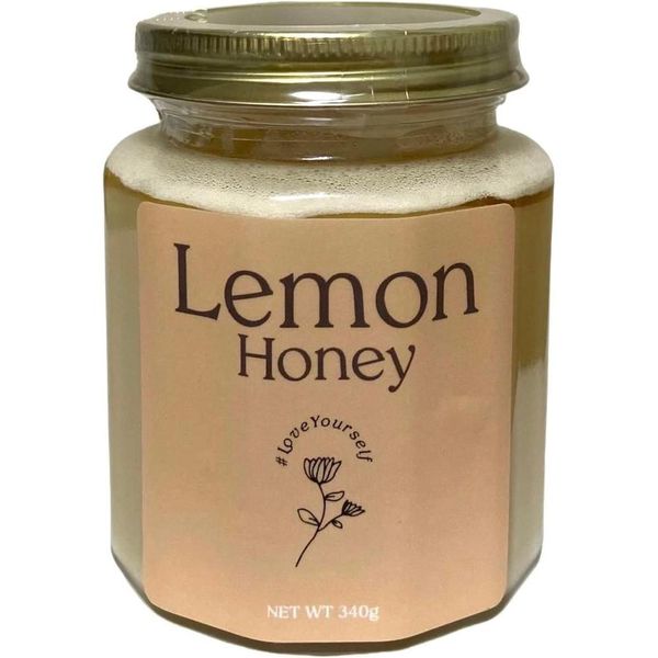 Direct purchase from Japan Outlet Honey Natural Original Lemon Honey 340g Raw Honey Natural Unheated Canadian Clean Environment Cream Honey Honey Lemon, quantity, see details