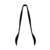 Party Essentials Plastic Serving Tongs, 3-Count, Black