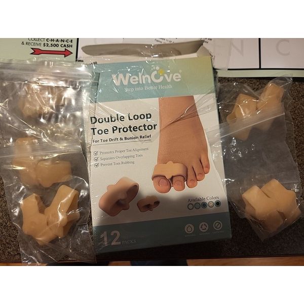 WelnOve Toe Separator - 5 Packs Or 10 Pcs