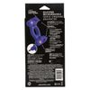 Silicone Rechargeable Triple Orgasm Enhancer Couple's Cock Ring Purple, New