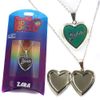 ZARA PERSONALISED HEART SHAPED NAMED MOOD LOCKET FUN GIFT PRESENT