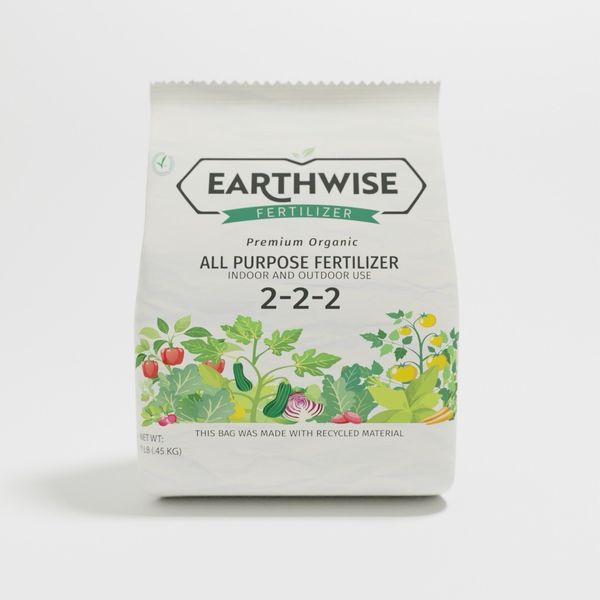 Earthwise Premium Organic All Purpose Fertilizer, 2-2-2, 1LB