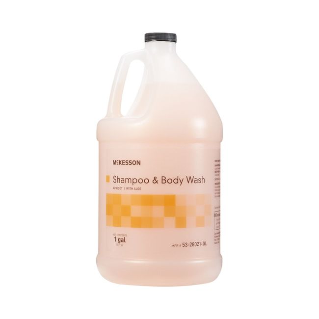 1 Jug McKesson Shampoo & Body Wash 2-in-1 Gel Apricot Scent - 1 Gallon