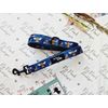 BLUE BUZZY BUMBLE BEE DOG LEAD - REVERSIBLE