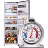 2Pcs Refrigerator Freezer Thermometer Stainless Steel Large Dial Thermometer New