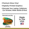 Vinyl Sticker, Retro Planet Recording Studio Music Decal