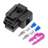 uxcell 1 Set No.1J0973202 2 Pin Plug Washer Bottle Sensor Connector for VW