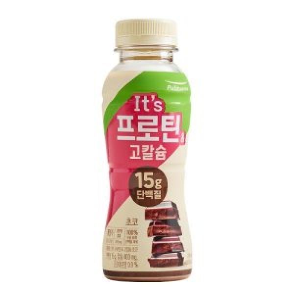 Pulmuone It's Protein & High Calcium Choco (260ml) 6 bottles, 260ml