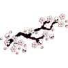 CafePress Gothic Cherry Blossoms Mugs 11 oz (325 ml) Ceramic Coffee Mug