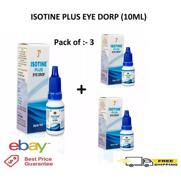 3x 10ml Cataract Eye Drops,Glaucoma, Non-Carnosine (NAC), Can Cataracts C Bright