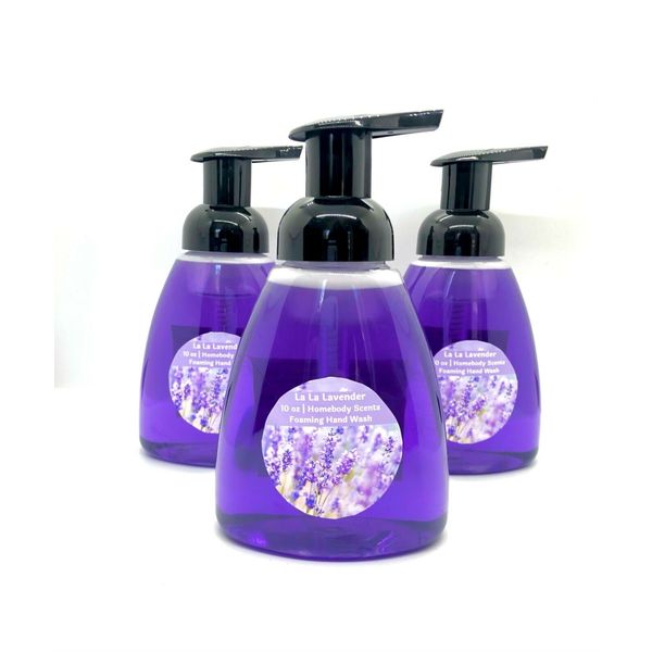 La La Lavender Foaming Hand Soap, Lander Hand Soap, Lavender Liquid Soap