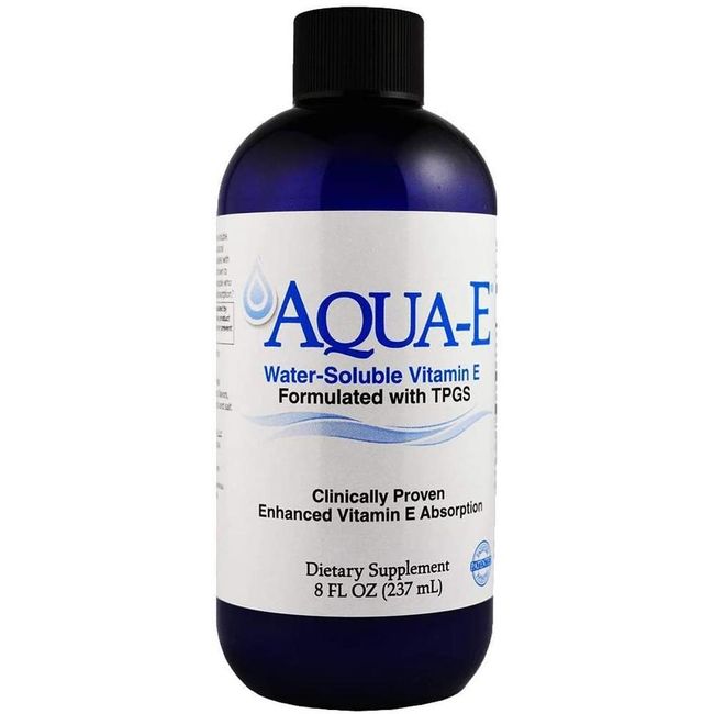 American Direct Purchase Tocopherol Tocotrinol 8oz 237ml C Grace Company Aqua-E Water Soluble Vitamin E