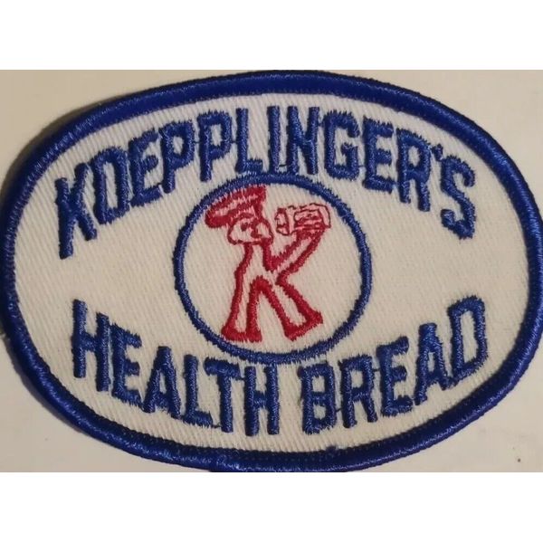 Koepplinger's Health Bread embroidered sew on patch