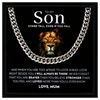Mum's Gift: Cuban Chain Necklace for Son's Birthday