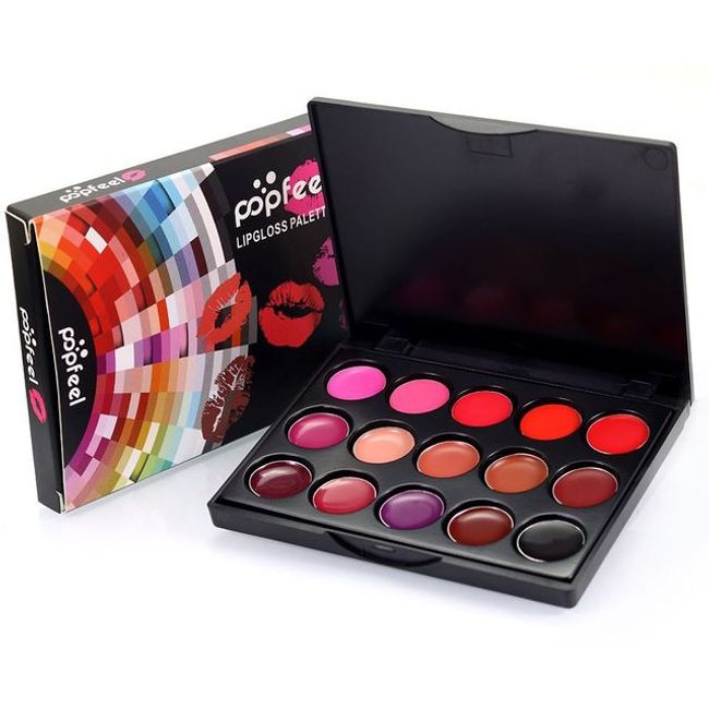 Lip Palette 25 Colors Lipstick Palette Waterproof Long Lasting Pigments Black Purple Nude Lips Makeup Professional Cosmetic Tool