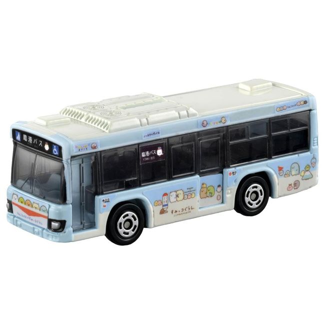 Takara Tomy Tomica No. 112 Isuzu Erga Sumikko Gurashi x Rinko Bus (Box), Mini Car, Toy, Ages 3 and Up, Toy Safety Standard Passed, ST Mark Certified