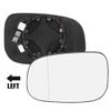 X AUTOHAUX Wing Mirror Glass Replacement Heated with Backing Plate Left Side