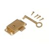 3 x Wardrobe/Cupboard Locks 50MM 2 INCH with Keys + Screws
