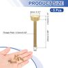 uxcell 5Pcs M3x25mm Brass Knurled Thumb Screws, Flat Grip Bolt Knobs Fasteners Solid Brass Diamond Knurled Thumb Screws Knobs for Electronic, Mechanical
