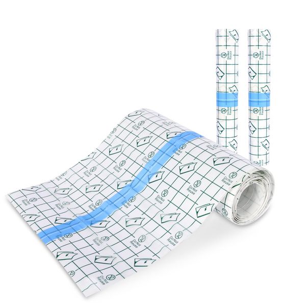 3 Rolls Transparent Tattoo Tape Set, 15cm*1m Tattoo Aftercare Waterproof Bandage, Second Skin Tattoo Cover Up Tape, Tattoo Bandage Clear Adhesive Antibacterial for Tattoo Care, Wound Protection