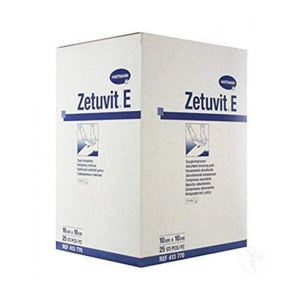 Zetuvit E Sterile Absorbent Wound Dressing Pad 10cm x 10cm (x25)