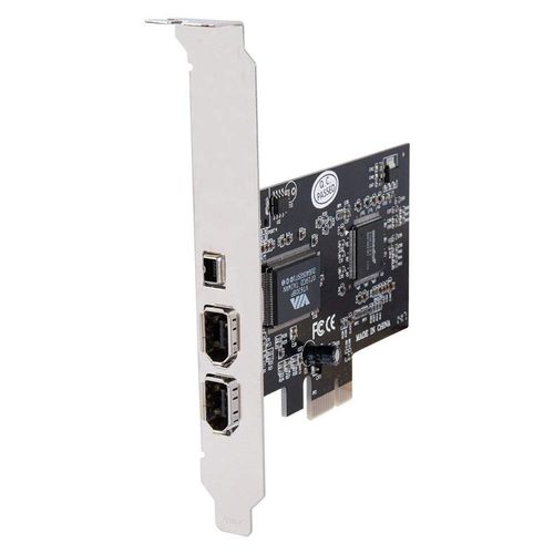PCIe Firewire Card for Windows 10, IEEE 1394 PCI Express Adapter Controller 3 Ports (2 x 6 Pin and 1 x 4 Pin), 1394a PCI-E Firewire 800 Adapter for Windows 7/8 / Mac OS with 1394a 1394a with 1394a
