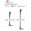 FBBULES Replacement Audio Cable 1.2m for Arctis 3/5/7/Pro Gaming Headset Wire Black