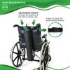 NYOrtho Oxygen Tank Holder for Wheelchair - E Cylinder Transport Bag Adjustable Straps Easy to Clean, Heavy Duty, Waterproof Standard Wheelchair Size