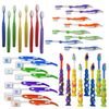 32 Childrens Toothbrushes ~ Bulk Packs Kids Manual Brushes (Mixed)