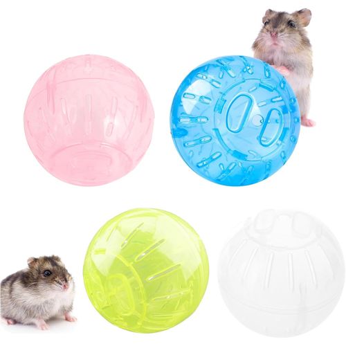 1Pc Transparent Small Pets Exercise Ball Dwarf Hamster Mute Running Spinner Play Toy for Junior Hedgehog Gerbil Hamster Exercise Ball,Small Animals Supplies