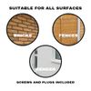 Wheelie Bin retaining Holder Clips (x2 Clips per Set) (30mm)