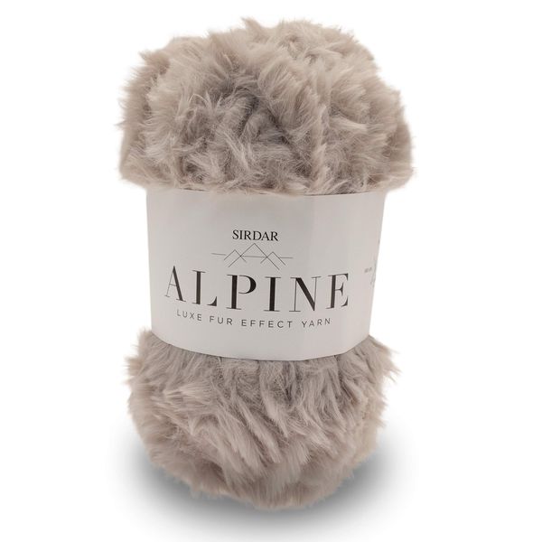 Sirdar Alpine Fur Effect Yarn 50g - 411 Fawn