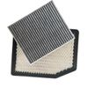 Combo Set Engine & Carbon Cabin Filter For 19-23 Chevrolet Silverado GMC Sierra