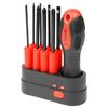 E-Value ED-790 Screwdriver Set, 8-Piece Set, Power Grip Handle