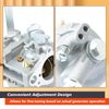 Mhrxusd Carburetor with Gaskets Assembly Replacement for Yamaha EF7200 EF7200DE 7200 Watts Generator Part