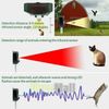 Ultrasonic Solar Animal Repeller 5 Modes with Motion Sensor Flashing Light Yard