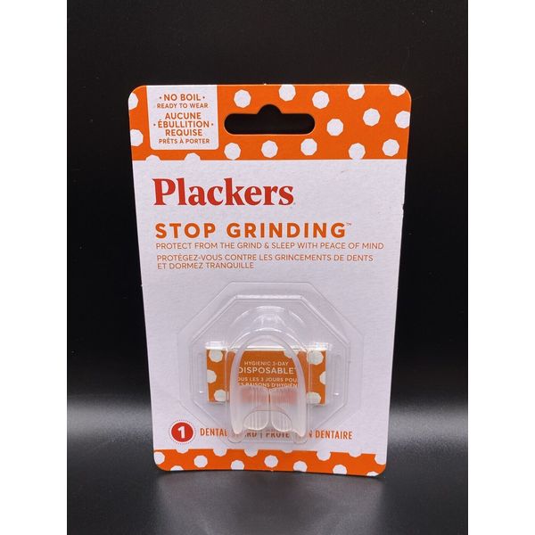 (1)  Plackers Stop Grinding Dental Night Protector Grind, No Boil Ready To Wear