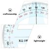 Hemobllo 360° Protractor - 5 Pcs 360 Degree Swing Arm Protractor Plastic Circle Protractor with Swing Arm Protractor Ruler Drafting Tools Circular Protractor Set for Geometry