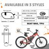 Orange Mud Bicycle Seat Bag, Welded, TPU, Black