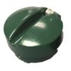 Putterman Tennis Net Post End Cap with Wheel (Green)