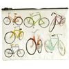 Blue Q Zipper Pouch Bicycles