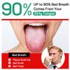 Tongue Scraper (2 Pack), Tongue Cleaner Cure Bad Breath, Tongue Cleaners Stainless Steel, Metal Tongue Scrapers for Adults Fresher Breath in Seconds.by RONAVO