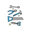 CafePress Handyman Tools Sticker Oval Car Bumper Sticker