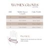 vislivin Women's Winter Warm Gloves Touchscreen Gloves with Lined, beige