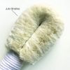 GingerChi Jute Brush - Bath & Shower Dry Skin Body Smoothing Spa-Natural Lymphatic Bristle Fibers to Improve Blood Circulation Exfoliate Skin, Healthy Therapeutics and Reduce Cellulite Cord Handle for Men and Women (Jute Brush)
