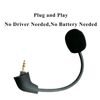 MICMXMO Replacement Microphone 3.5mm Boom Compatible with Kingston HyperX Cloud II, II Gaming Headsets Mic for PS4 PS5 Switch Mac PC
