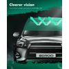 SCITOO Car Sun Visor Assbembly Fit for 2012-2016 for Chevy Sonic Grey Without Sunroof(Left Driver Side)